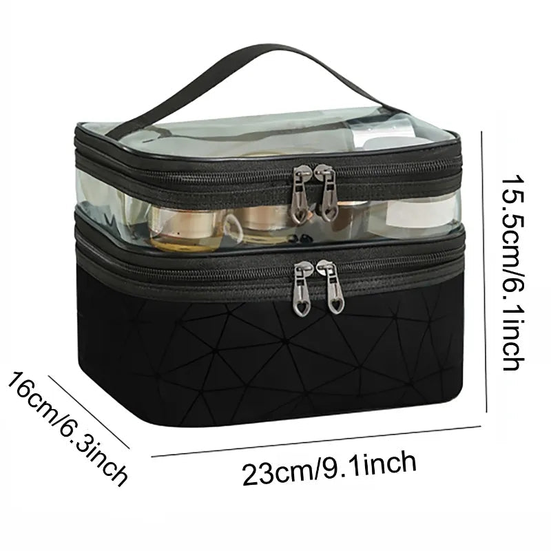 Double Layer Makeup Bag