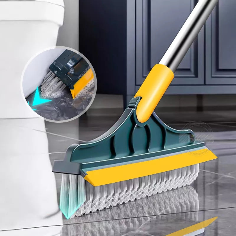 2in1 Floor Scrubber Wiper Brush