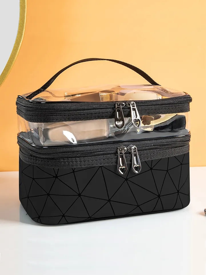 Double Layer Makeup Bag