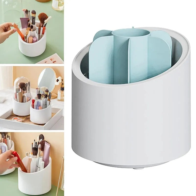 360 Degree Rotating Makeup Brush Holder