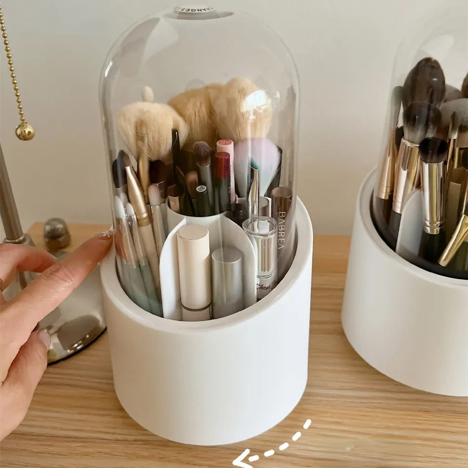 360 Degree Rotating Makeup Brush Holder