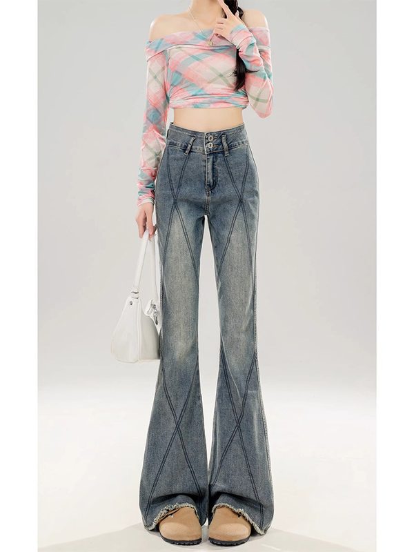 Style Bootcut Jeans American Vintage Design