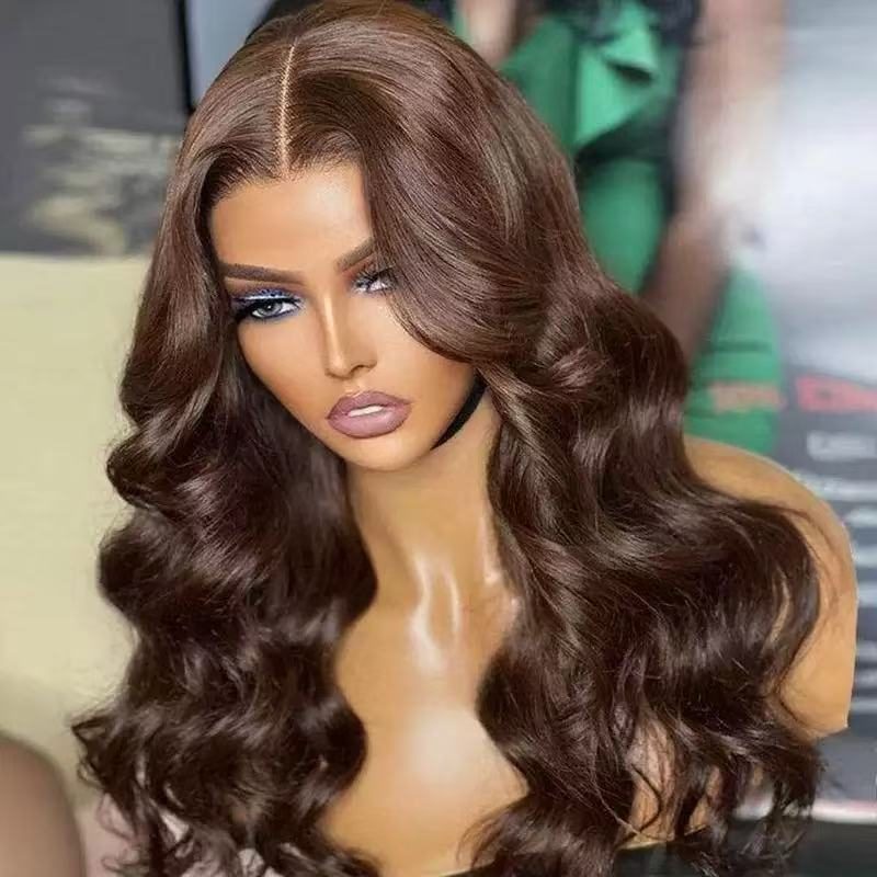 Short Curled Natural Full-Head Wig