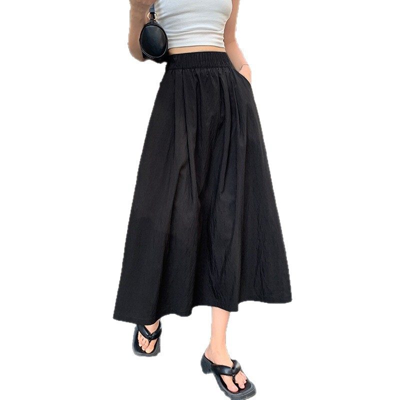 Femme High-Waisted Midi Décontracté Jupe