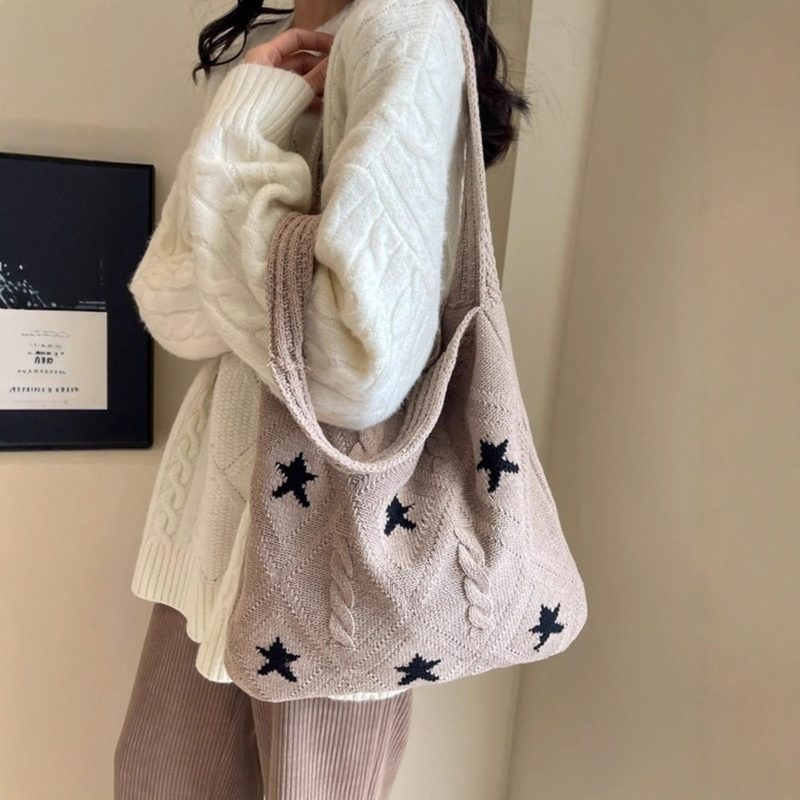 Knitted Versatile Single-Sac Bandoulière