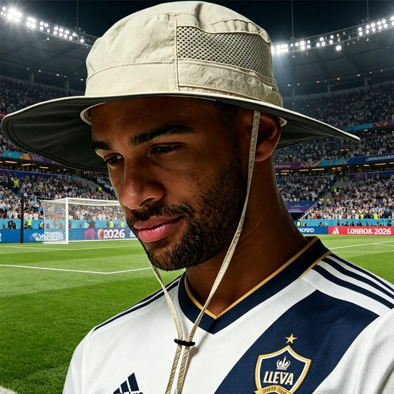 Chapeau de Soleil Respirant à Large Bord Unisexe – Bob Anti-UV pour la Coupe du Monde, les Matchs au Stade et les Sports de Plein Air