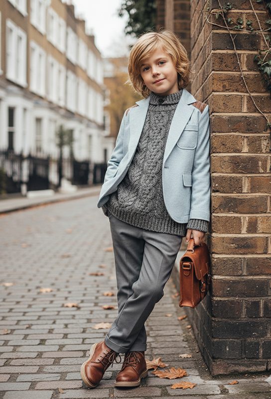 Veste bleu enfant
