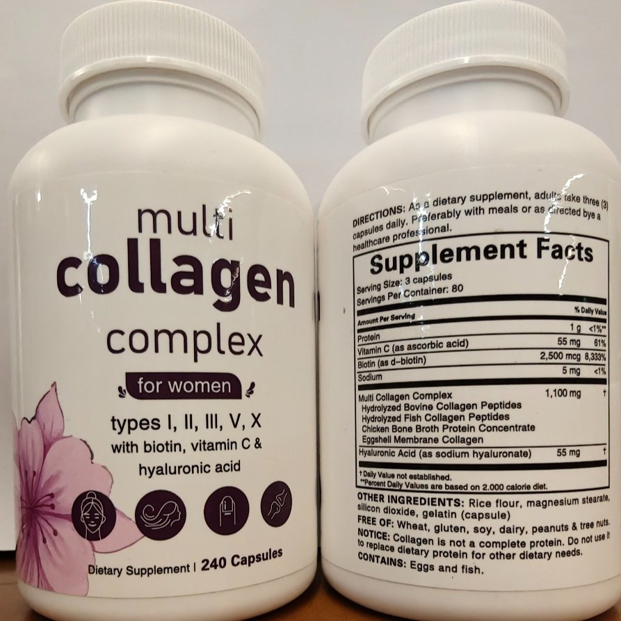 Multi-Collagène Premium Femme: Peau Sublime & Cheveux Forts