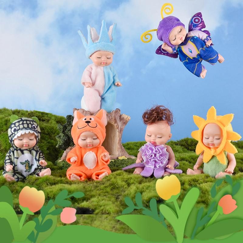 6 Newly Upgraded Sleeping Princess Dolls Girls' Toy Gift Box Set Adorable Princess Figures In Various Styles