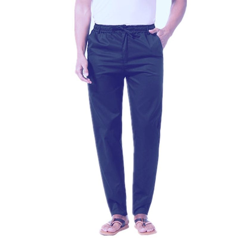 Homme Solidcolor Linen Cotton Looseit Décontracté Pantalon
