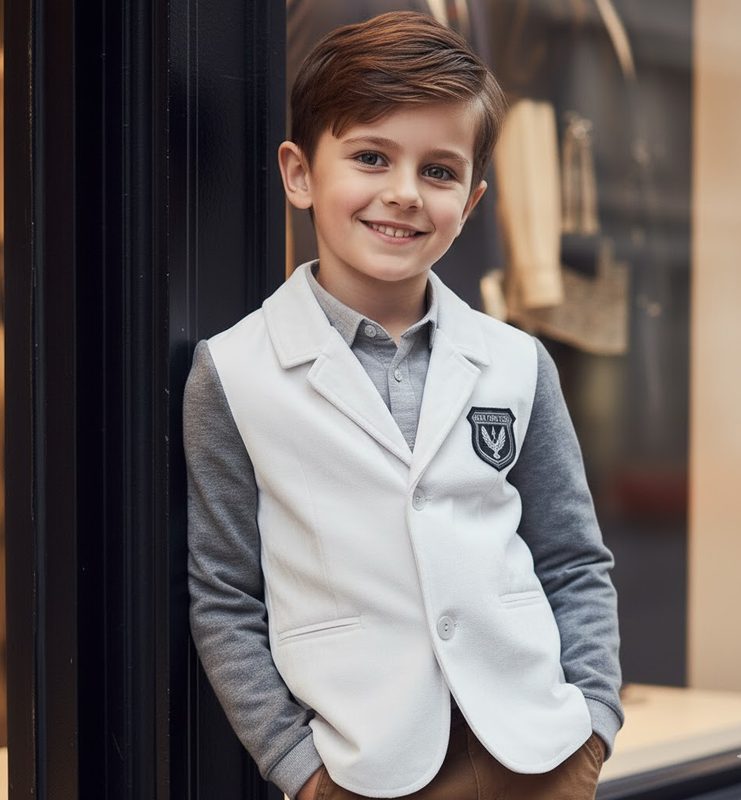 Garçon Spring Velvet Blazer Veste Enfant Formal Suit Manteau Wedding Party 3-7Y