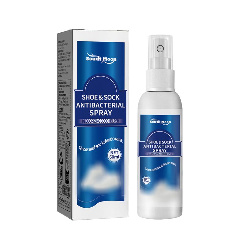 Antibacterial Shoe Spray Footwear Disinfectant & Odour Eliminator, Antifungal Treatment For Trainers, Boots & Chaussures Uk