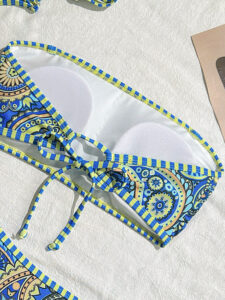 Bikini Bohème Azur — Évasion Paisley