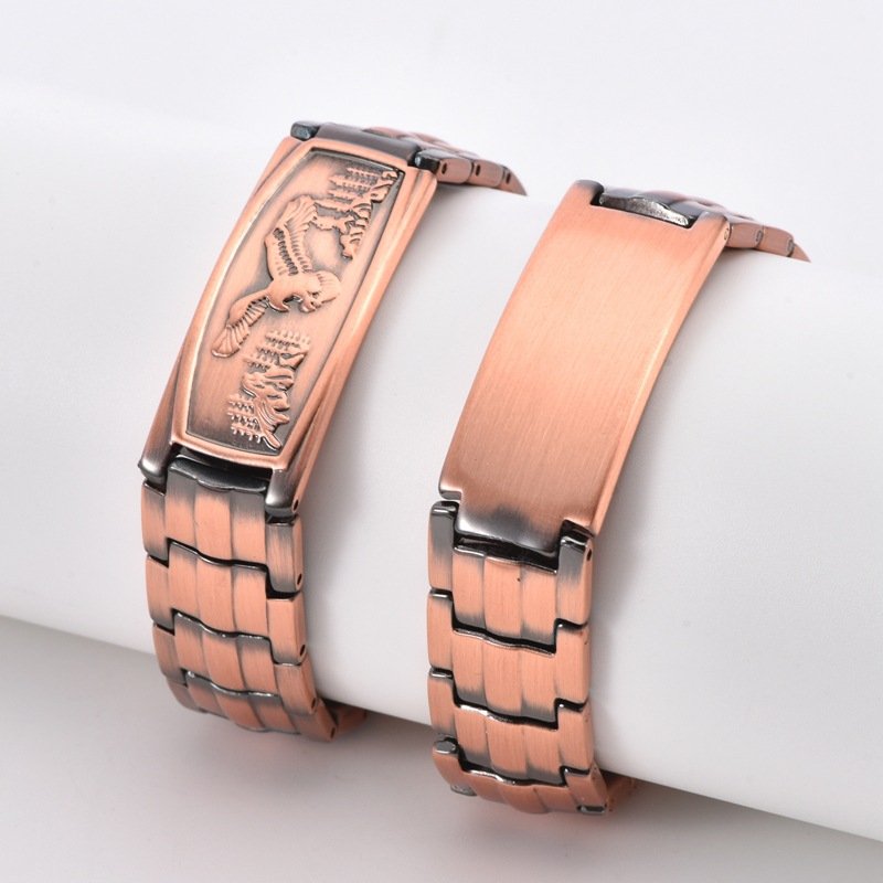 Bracelet Magnétique Cuivre Rosé | Élégance & Bien-être Femme