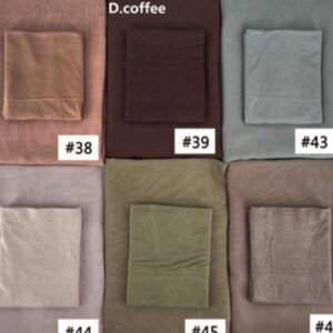 Solid Color Grand Display Fashion Mini Hijab