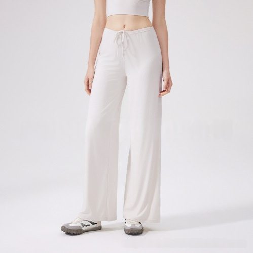 Slimming Draping Straight-Leg Athletic Yoga Pantalon