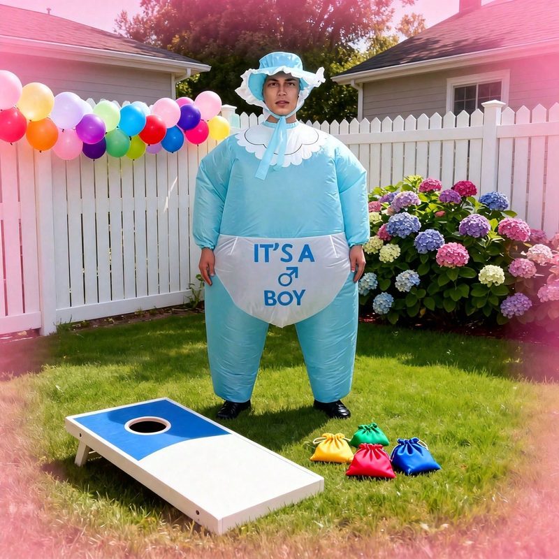 Déguisement Gonflable Hilarant pour Adultes – Cadeau Parfait pour Saint-Valentin, Halloween, EVJF, Anniversaires & Fêtes ! Tenue Soufflée avec Pompe, Taille Unique Universelle.