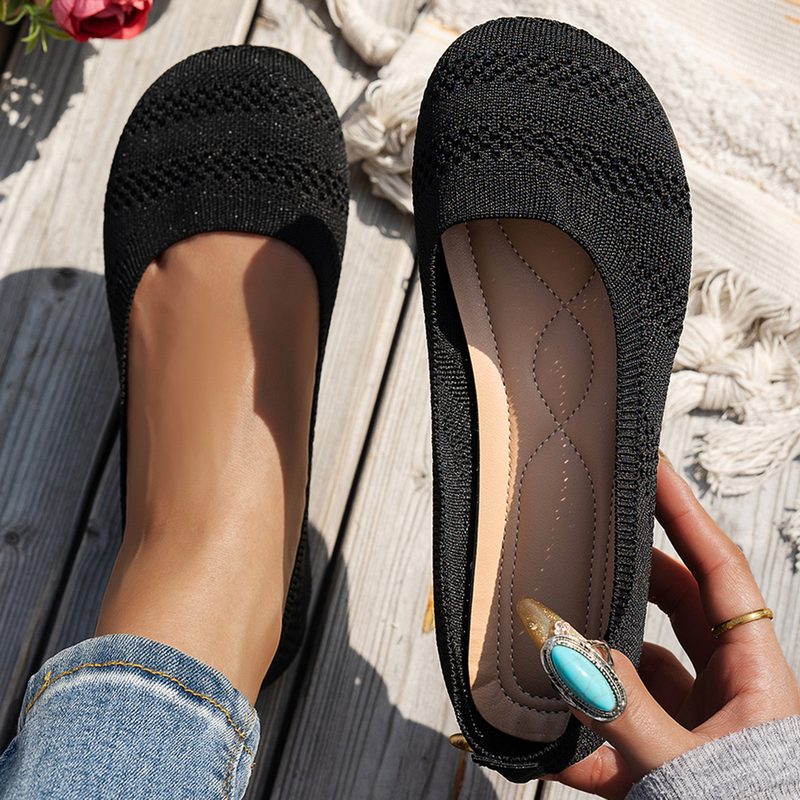 Round-Toe Flat Chaussures Femme Loafers And Décontracté Sports Chaussures