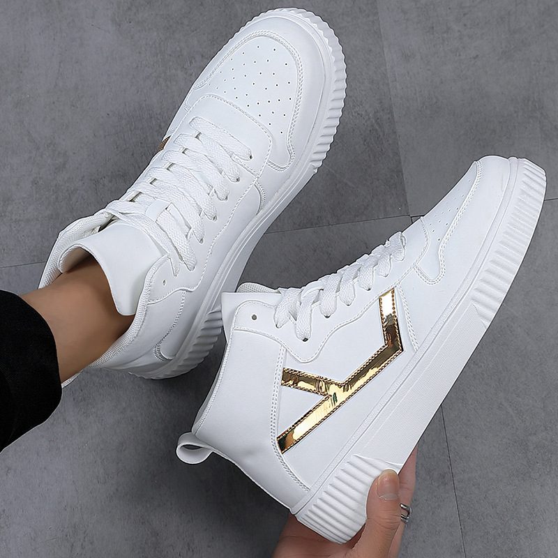 Mid-Top Couple Chaussures Spring Korean-Style Sneakers