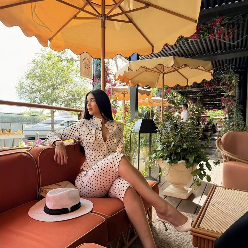 Polka-Dot Top And Pantalon Set Femme Summer Outfit