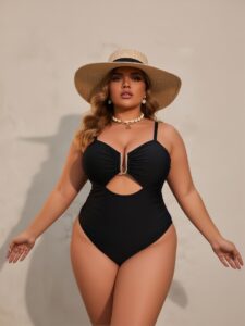 Maillot de Bain Naïade — Élégance Asymétrique