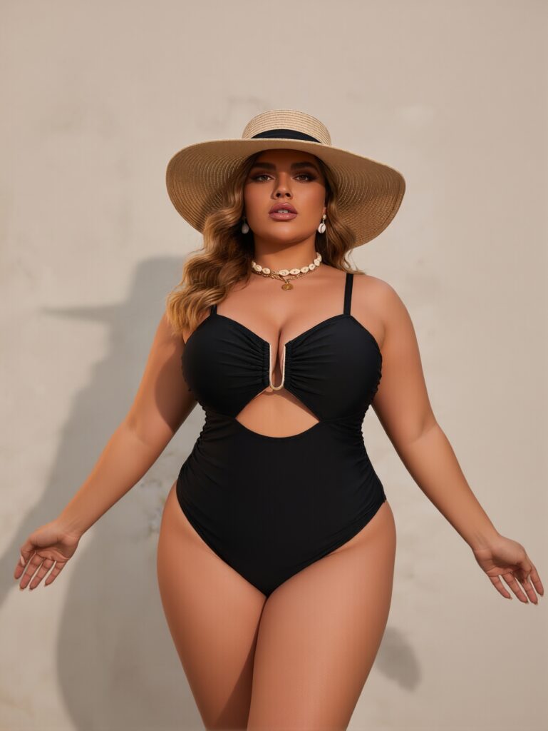 Maillot de Bain Naïade — Élégance Asymétrique