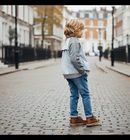 Blouson Bomber de Baseball en Velours Mixte pour Enfants - Style Scolaire & Décontracté (4-10 Ans)