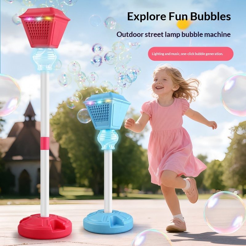 Outdoor Streetlight Bubble Machine Childrens Toy