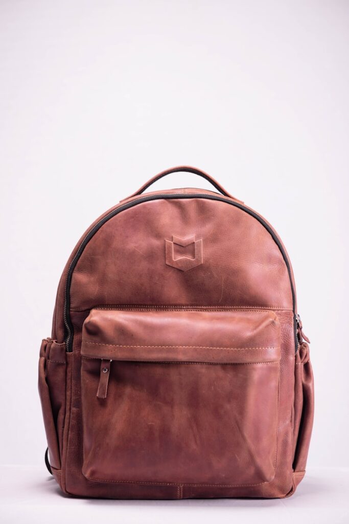 Sac à Dos Urbain en Cuir — Vintage Brown