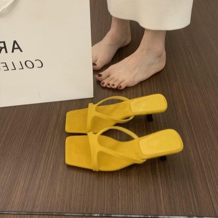 Sandales à Talons Hauts Chic Décontracté, Style Français pour Femme