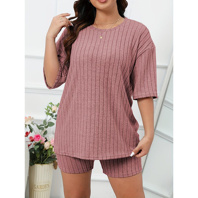 Femme Ample-Fitting Set With A Col Rond
