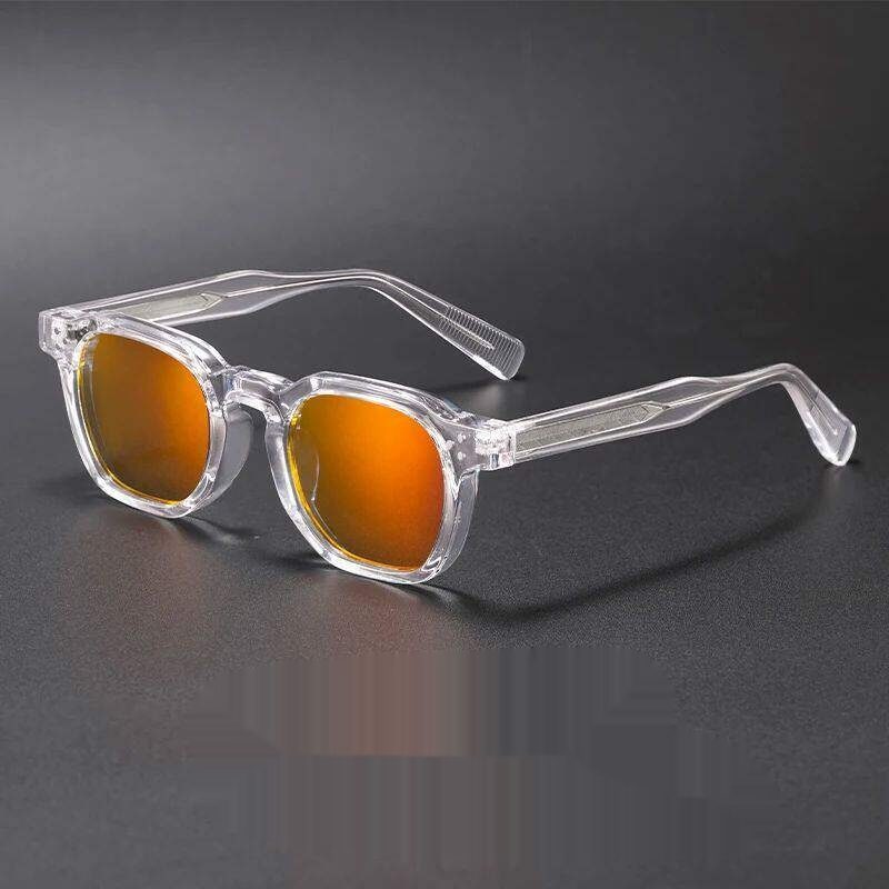 Lunettes de Soleil Homme Style Punk à Monture Carrée