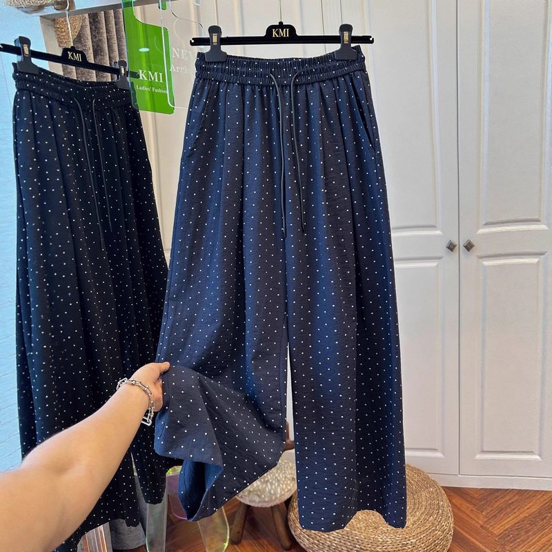 Pantalon Fluide à Pois
