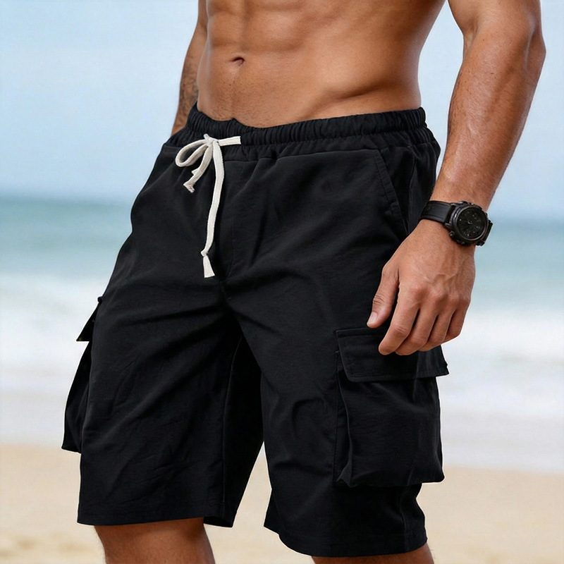 Shorts Athlétiques Décontractés Multipoches Utilitaires