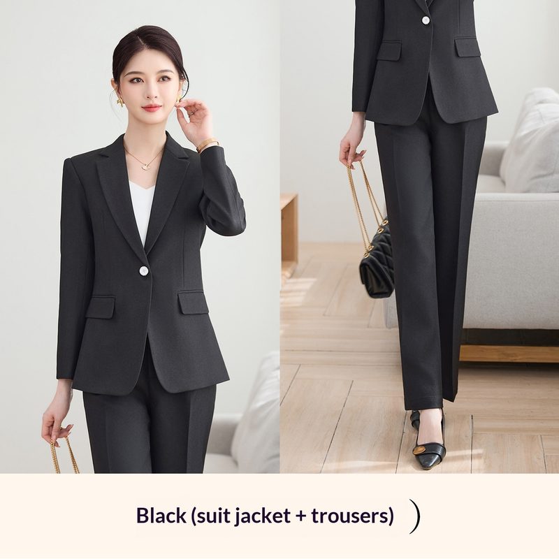 Spring Socialite Style High End Professional Formal Femme Suit Set
