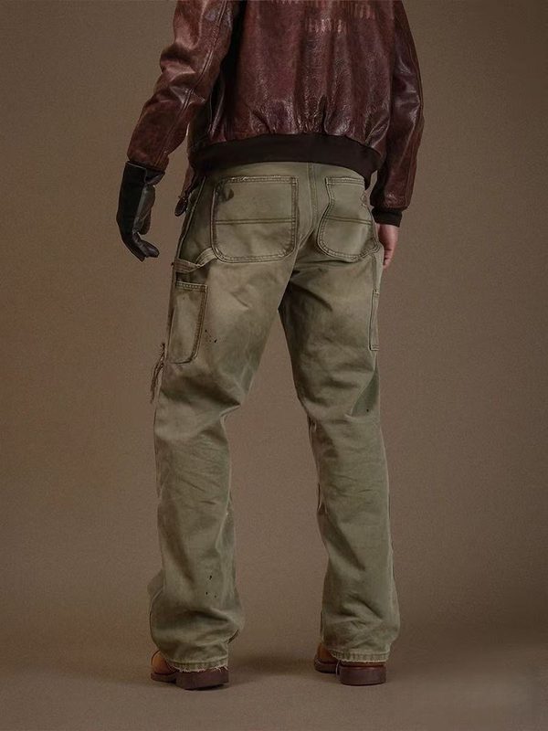 Shanxi Stretchy Ajusté Straight Pantalon