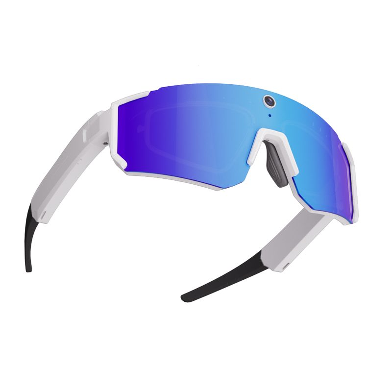 Lunettes Intelligentes 8MP : Caméra Intégrée, Traduction IA, Bluetooth et Enregistrement Audio