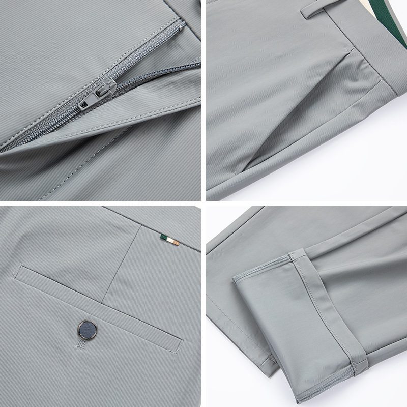Pantalon Long d'Été en Soie Glacée – Fraîcheur et Élégance Décontractée
