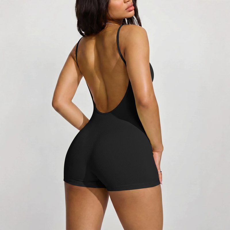 Femme Décontracté Strap Yoga Jumpsuit