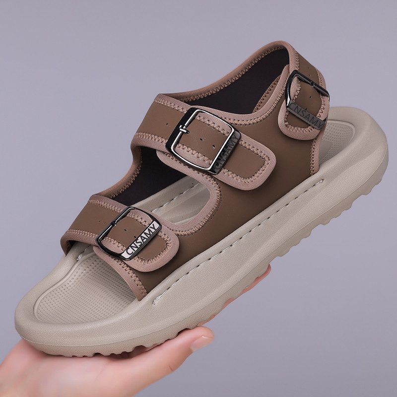 Sandales Artisanales Légères à Semelle Mousse, Tendance, Décontractées et Antidérapantes
