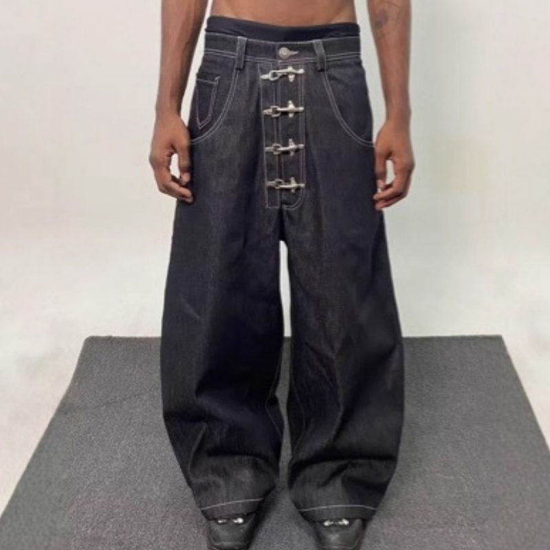 Jeans Rétro Streetwear "Machete" Style Américain