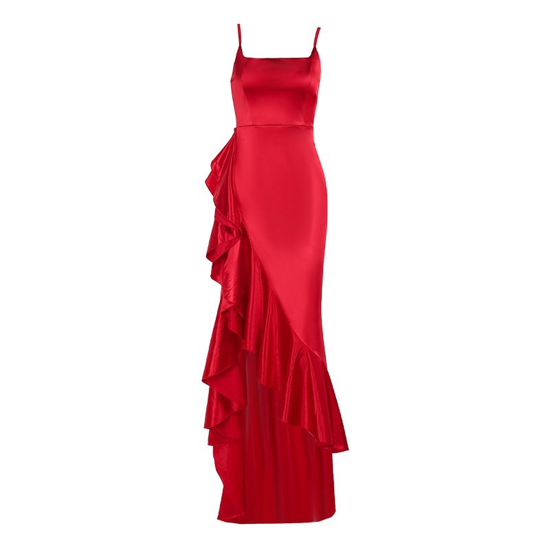 Robe de Soirée Élégante Effet Taille Cintrée et Silhouette Sublimée