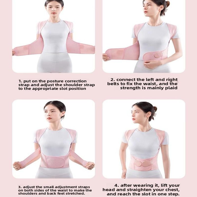 2Pcs Anti Hunchback Correction Strap , Invisible Posture Correction Strap, Posture Correction, Shoulder Opening, Beautiful Back, Straight Waist, Anti Hunchback Artifact