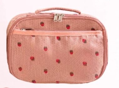 Sac à dos preppy personnalisé en velours côtelé