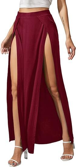 Robe Longue de Soirée en Modal Uni à Ourlet Asymétrique