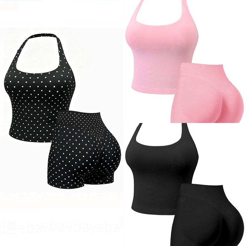 Nouvel Ensemble de Yoga & Sport Sans Coutures : Caraco Dos Nu Licou et Legging Taille Haute