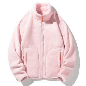 Veste Double-Face Confort en Polaire Corail et Ultra-Douce