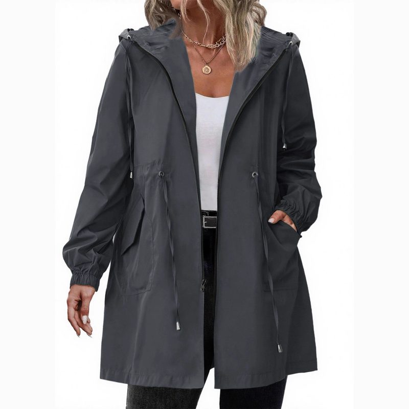 Coupe-Vent Léger Sportswear Outdoor Femme Grande Taille