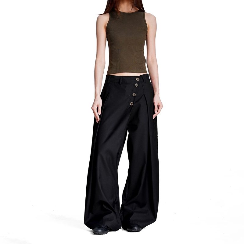 Pantalon Scimitar Nouvelle Collection Été - Style Vintage Croisé Décontracté