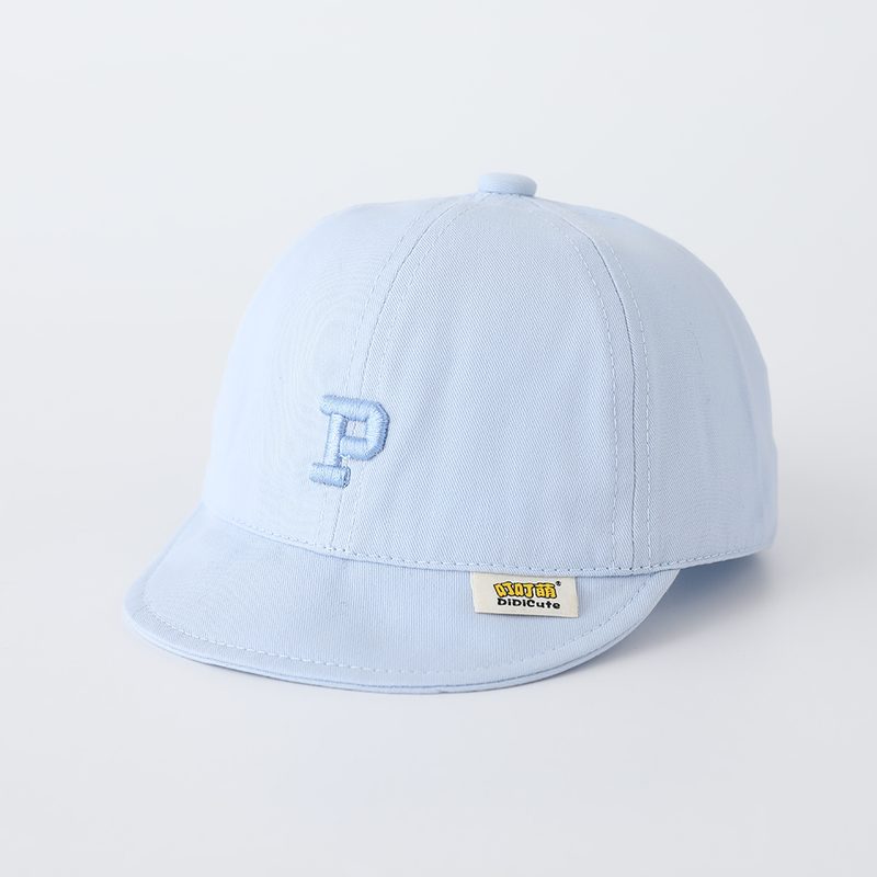 Casquette de Baseball Enfant, Broderie 3D Lettre P, Couleur Unie, Visière Souple et Réglable – Tendance et Idéale pour les Aventures en Plein Air